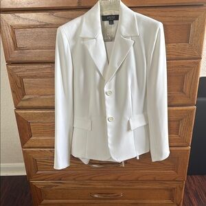Kasper White Pantsuit